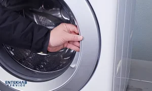 علت باز نشدن درب ماشین لباسشویی