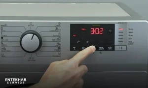 ثابت ماندن تایمر ماشین لباسشویی